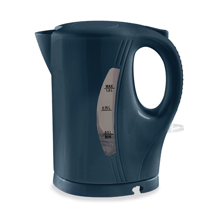 Quest 1ltr Low Wattage Kettle Black from Jacksons of Old Arley