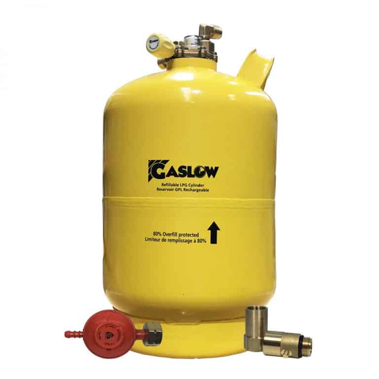 Caravan Gas & Fittings - Gaslow Refillable Bottles& Regulators