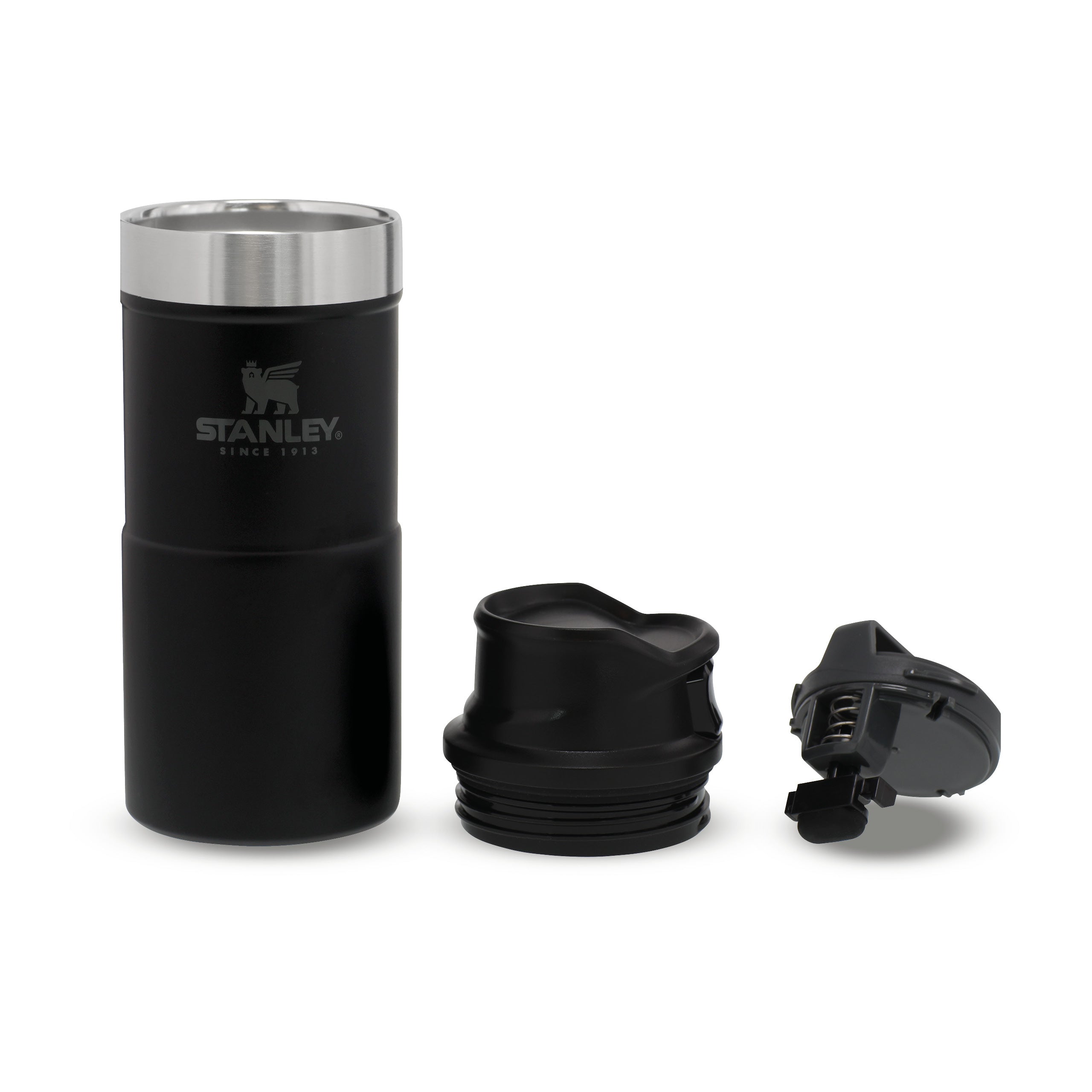 Stanley Classic Trigger Action Travel Mug 0.35 Matt Black