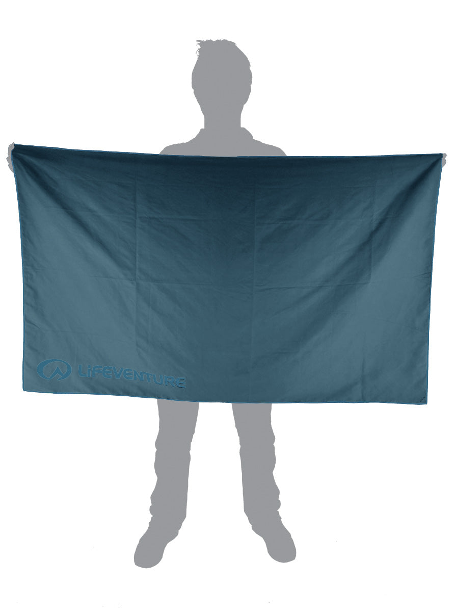 Lifeventure Softfibre Travel Towel Giant Blue