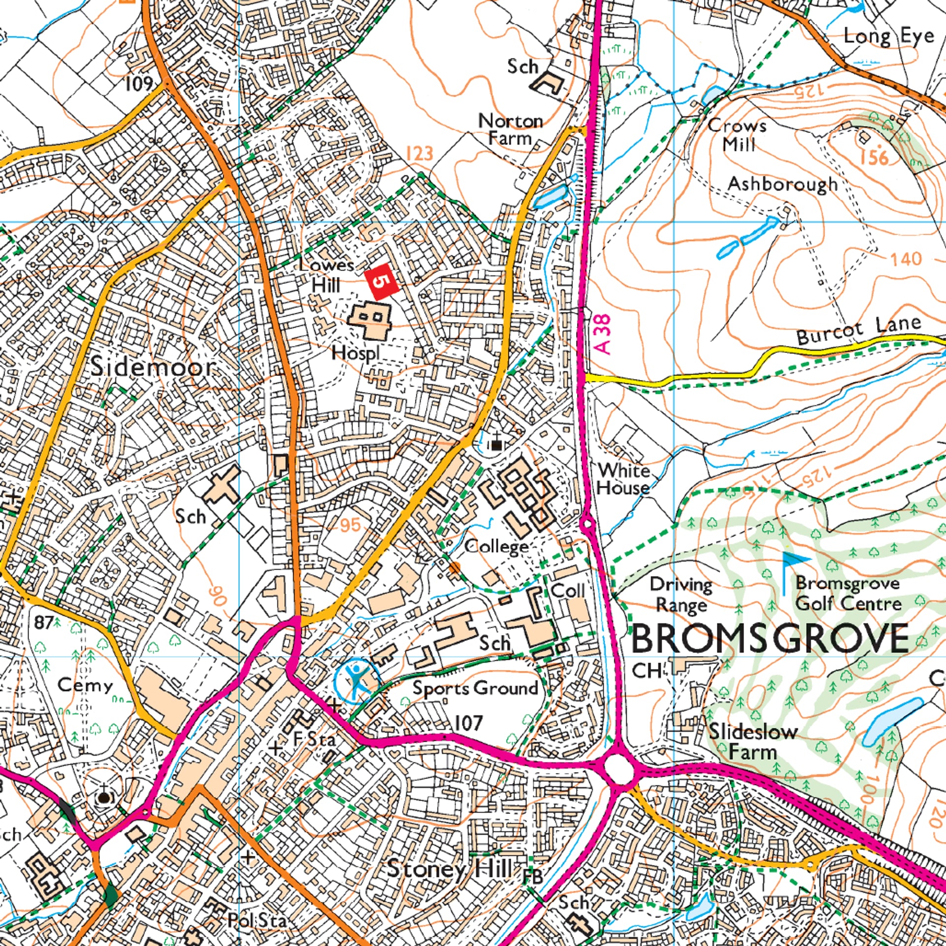 Ordnance Survey Explorer 219 Map Wolverhampton & Dudley