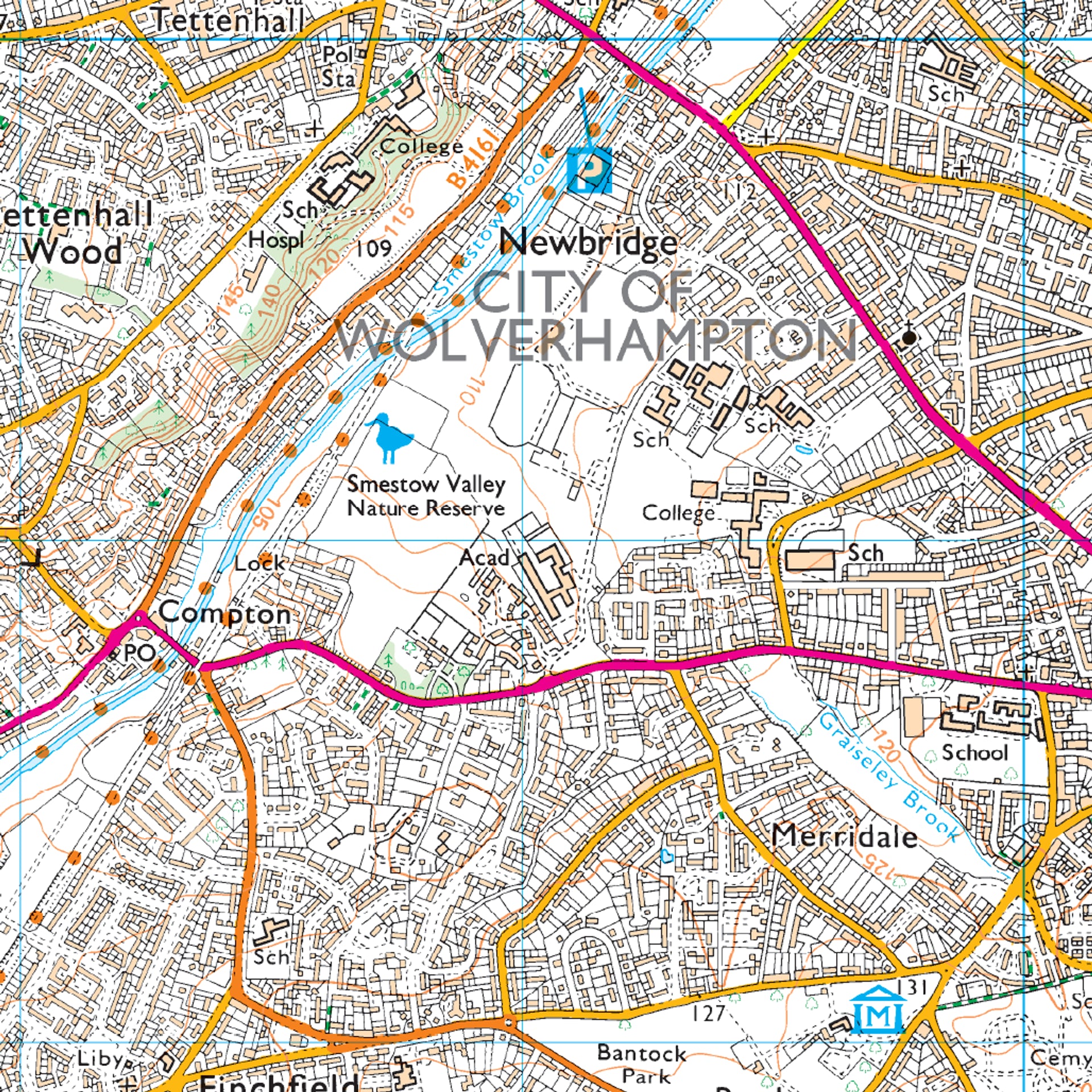 Ordnance Survey Explorer 219 Map Wolverhampton & Dudley