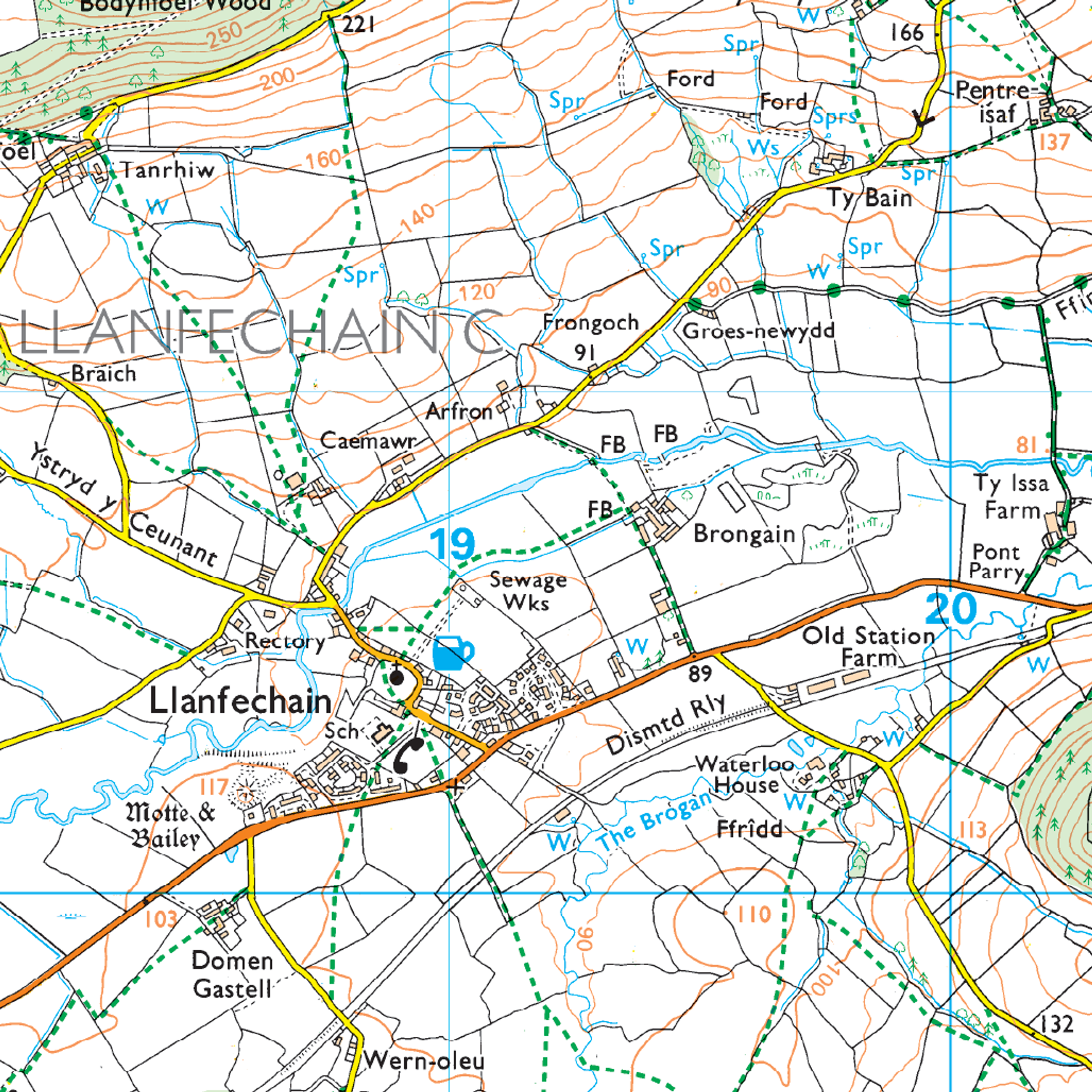 Ordnance Survey Explorer 239 Map Lake Vyrnwy & Llanfyllin