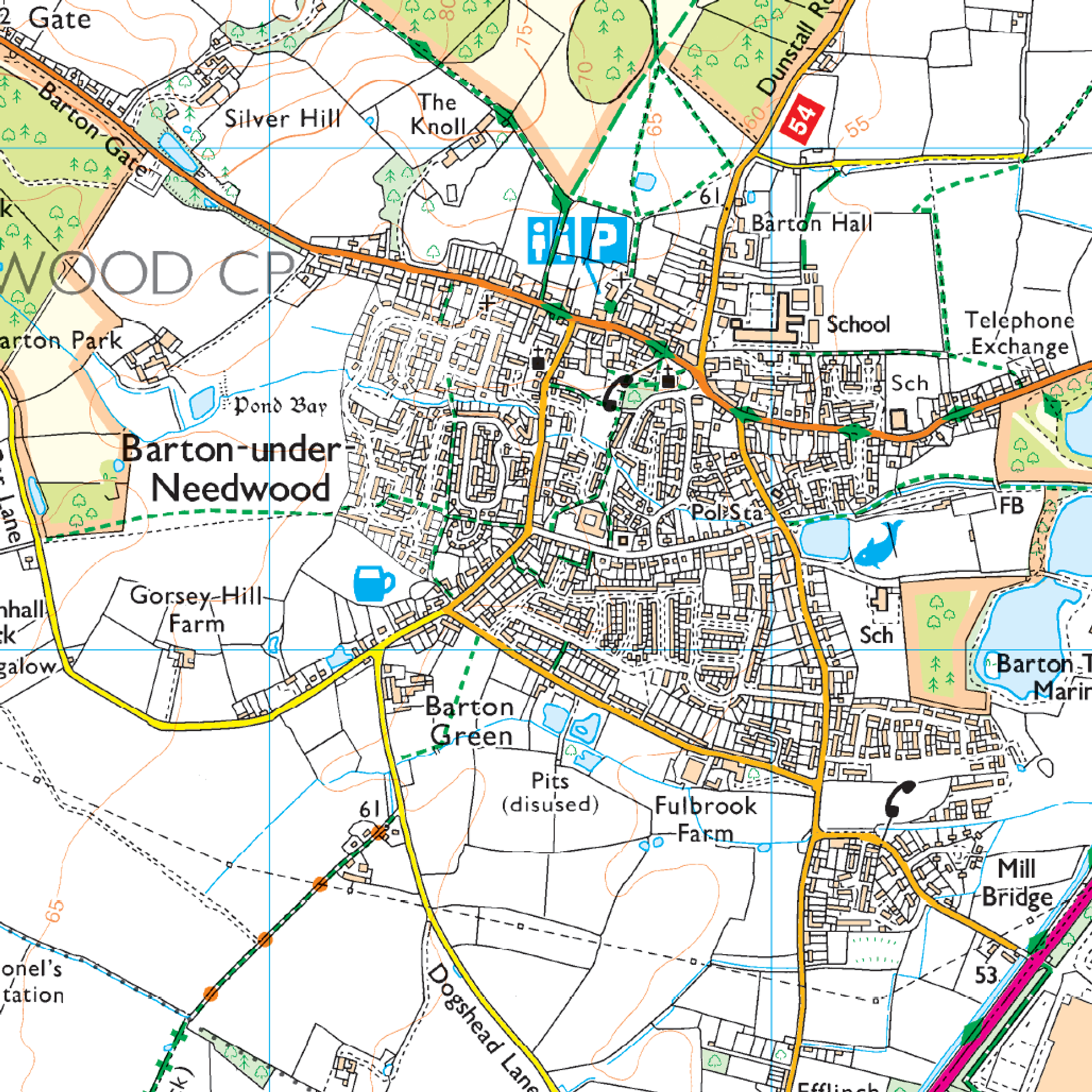 Ordnance Survey Explorer 245 Map The National Forest