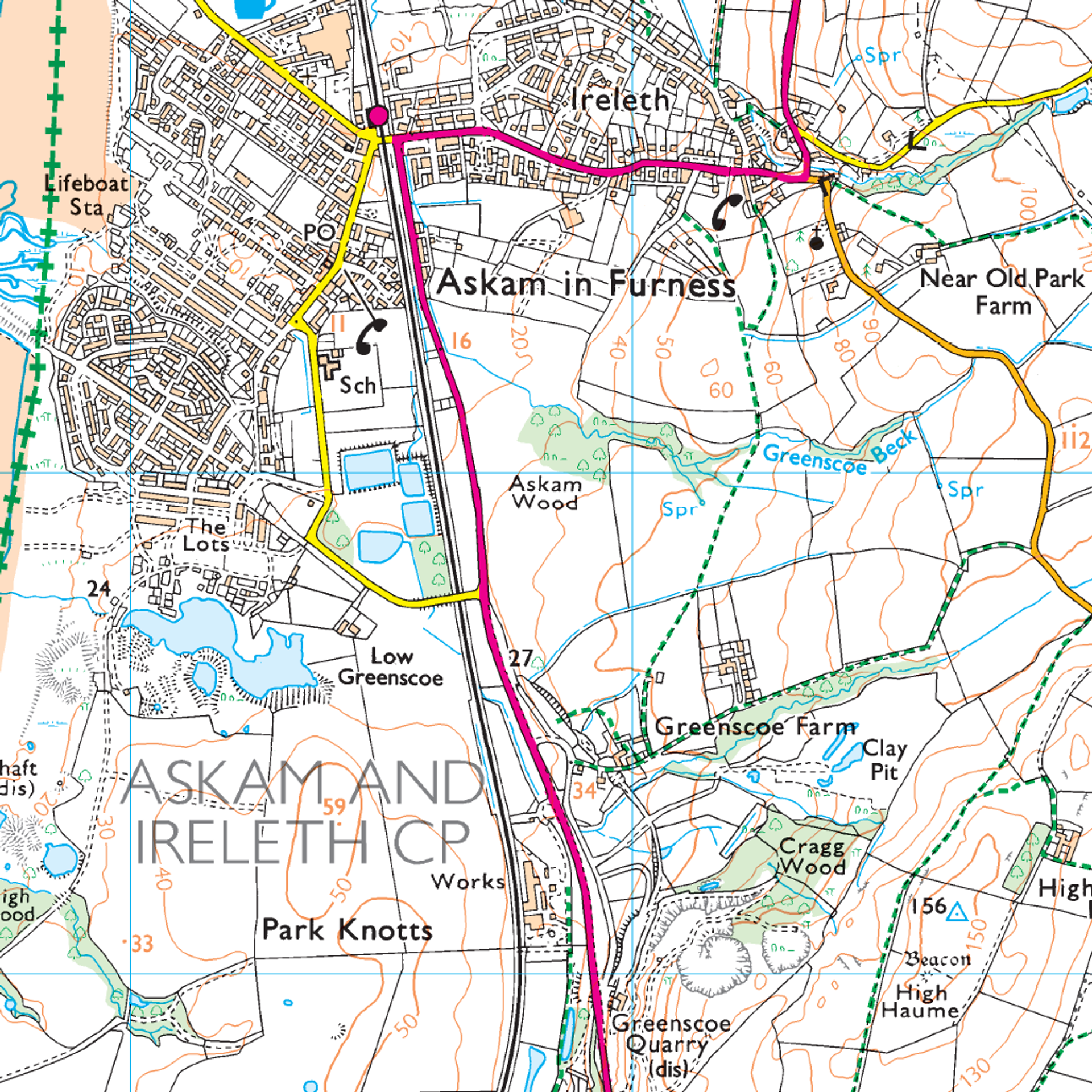 Ordnance Survey Explorer  OL6 Map The English Lakes South Western Area