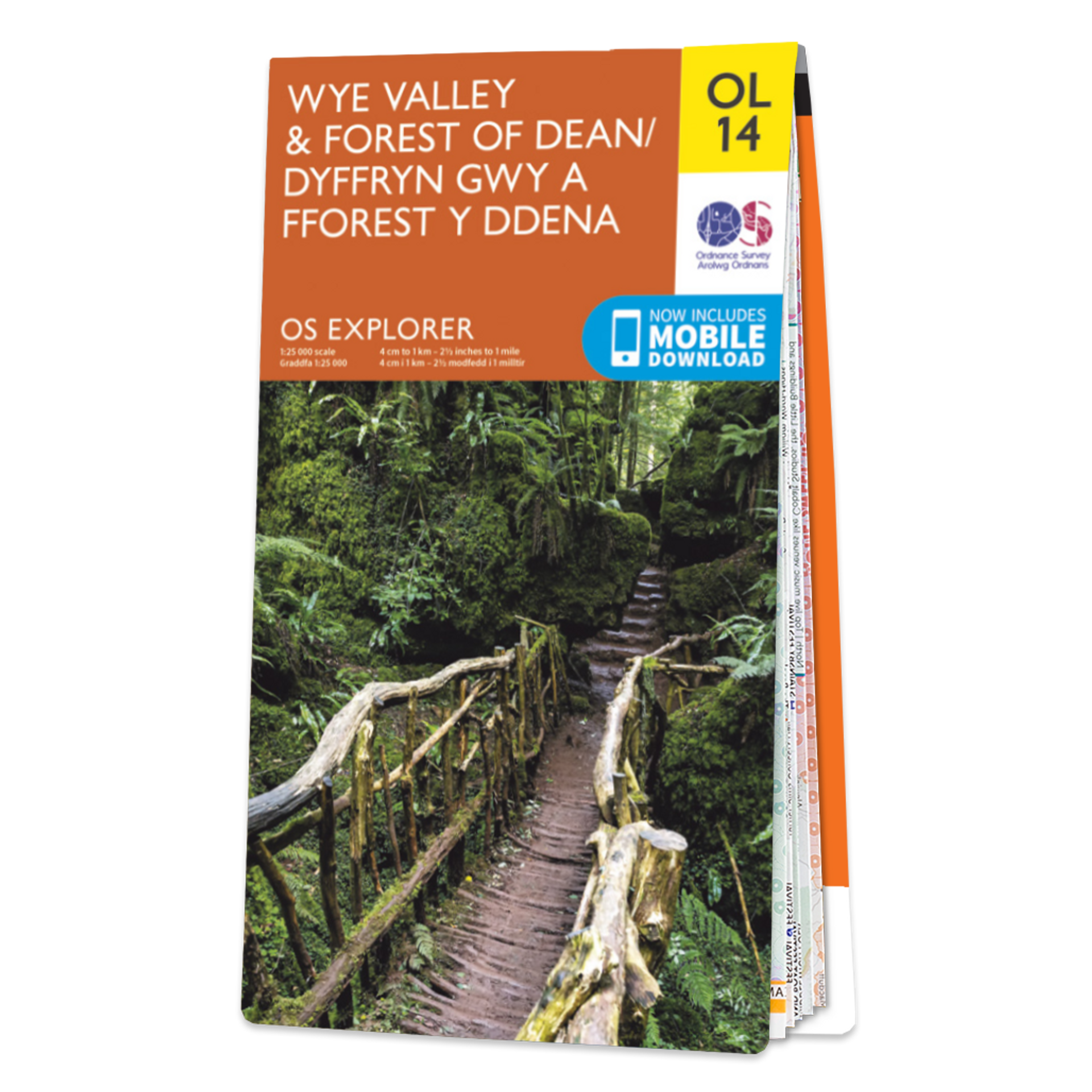 Ordnance Survey Explorer OL14 Wye Valley & The Forest of Dean