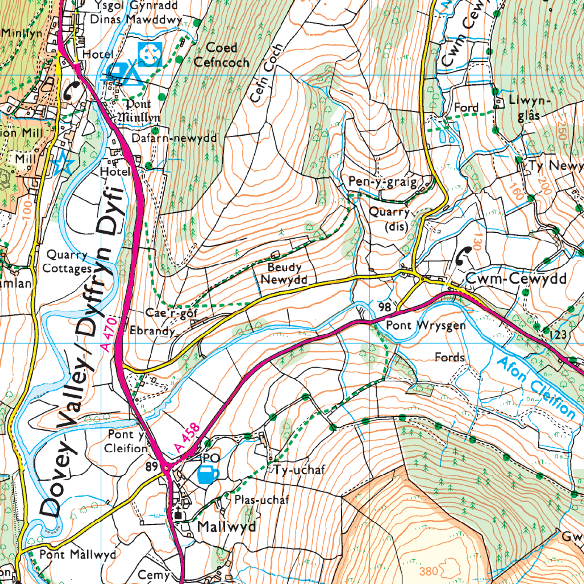 Ordnance Survey Explorer OL23 Map Cadair Idris &  Llyn Tegid (Bala Lake)