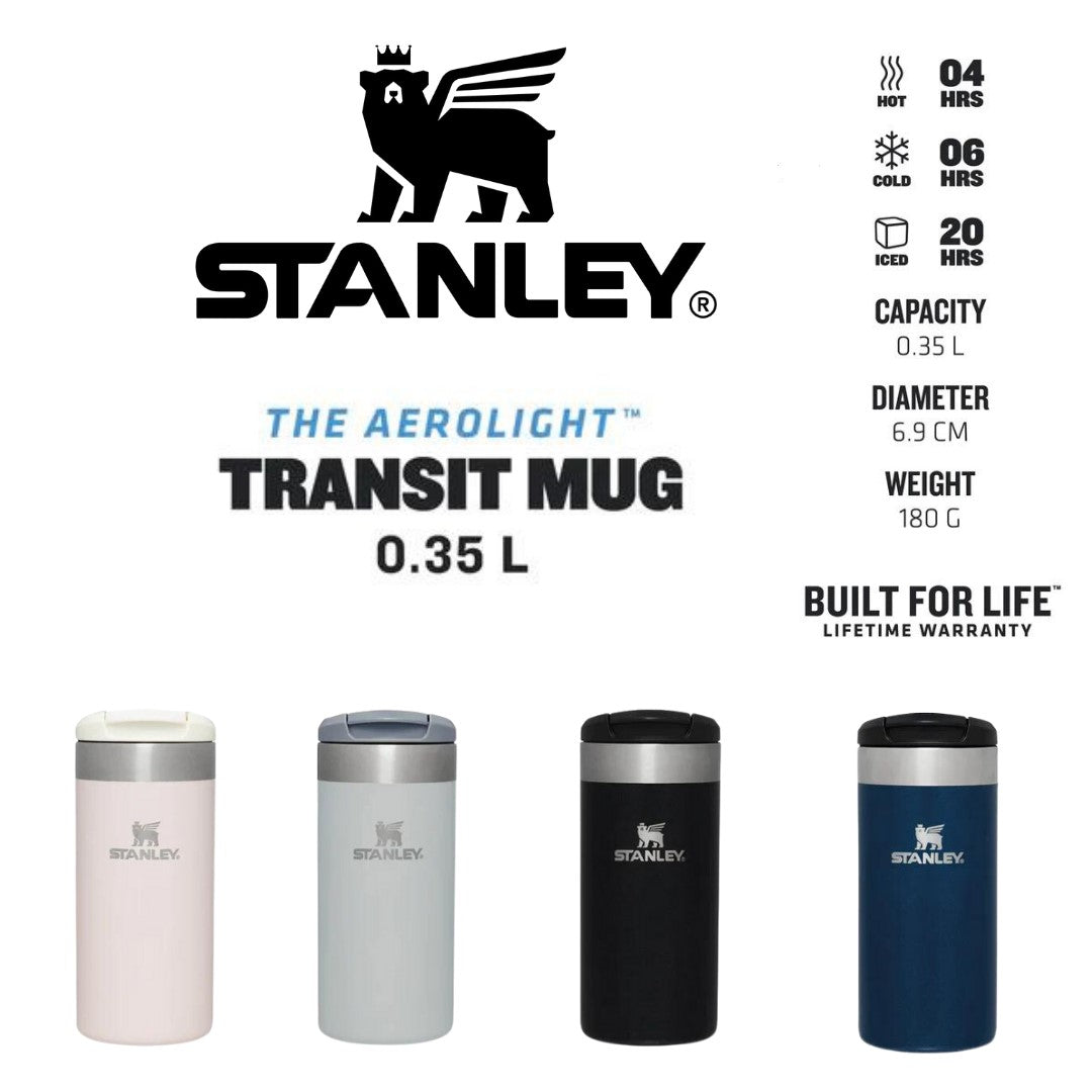 Stanley The Aerolight Transit Mug 0.35L Black Metallic