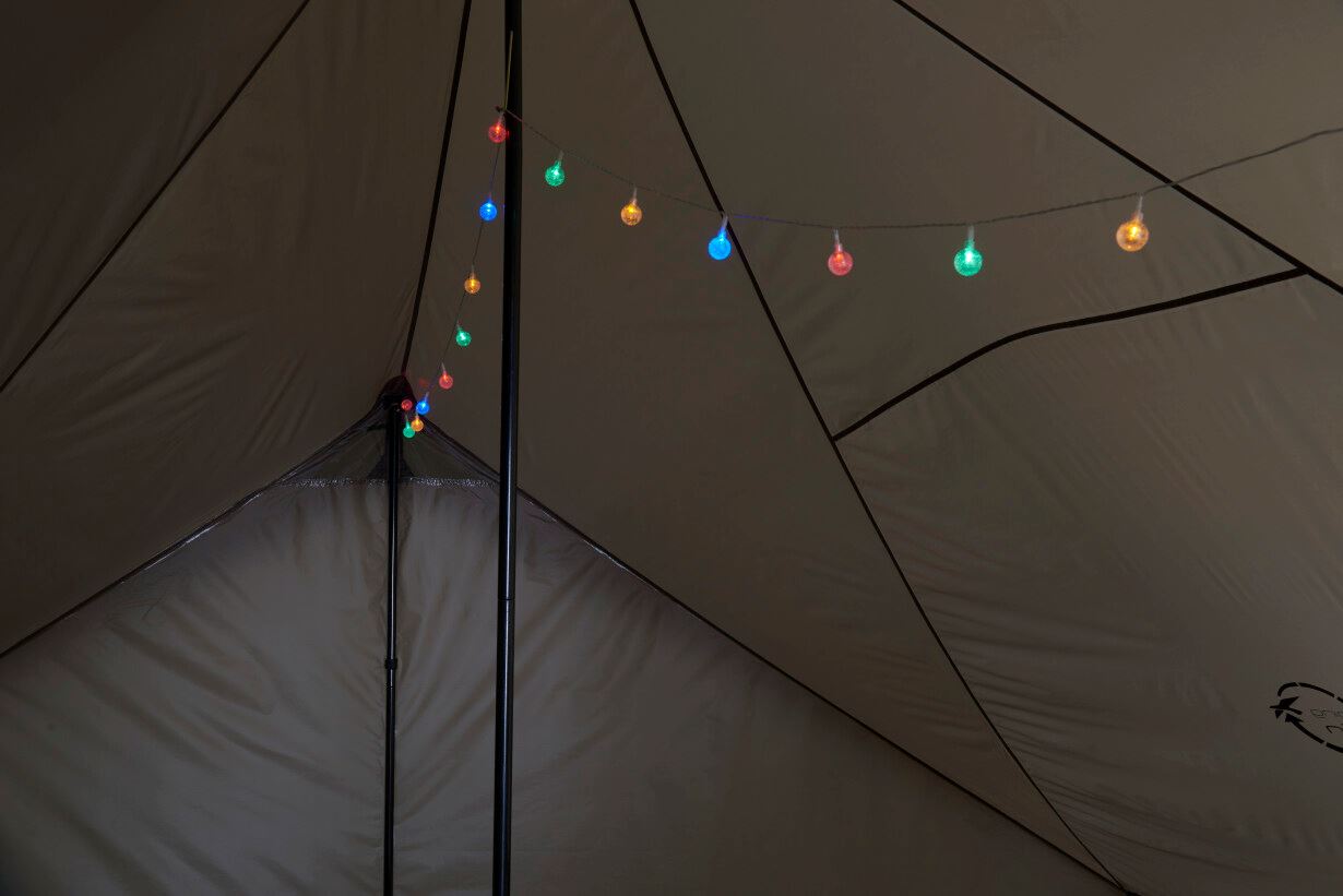 Easy Camp Globe Light Chain Coloured