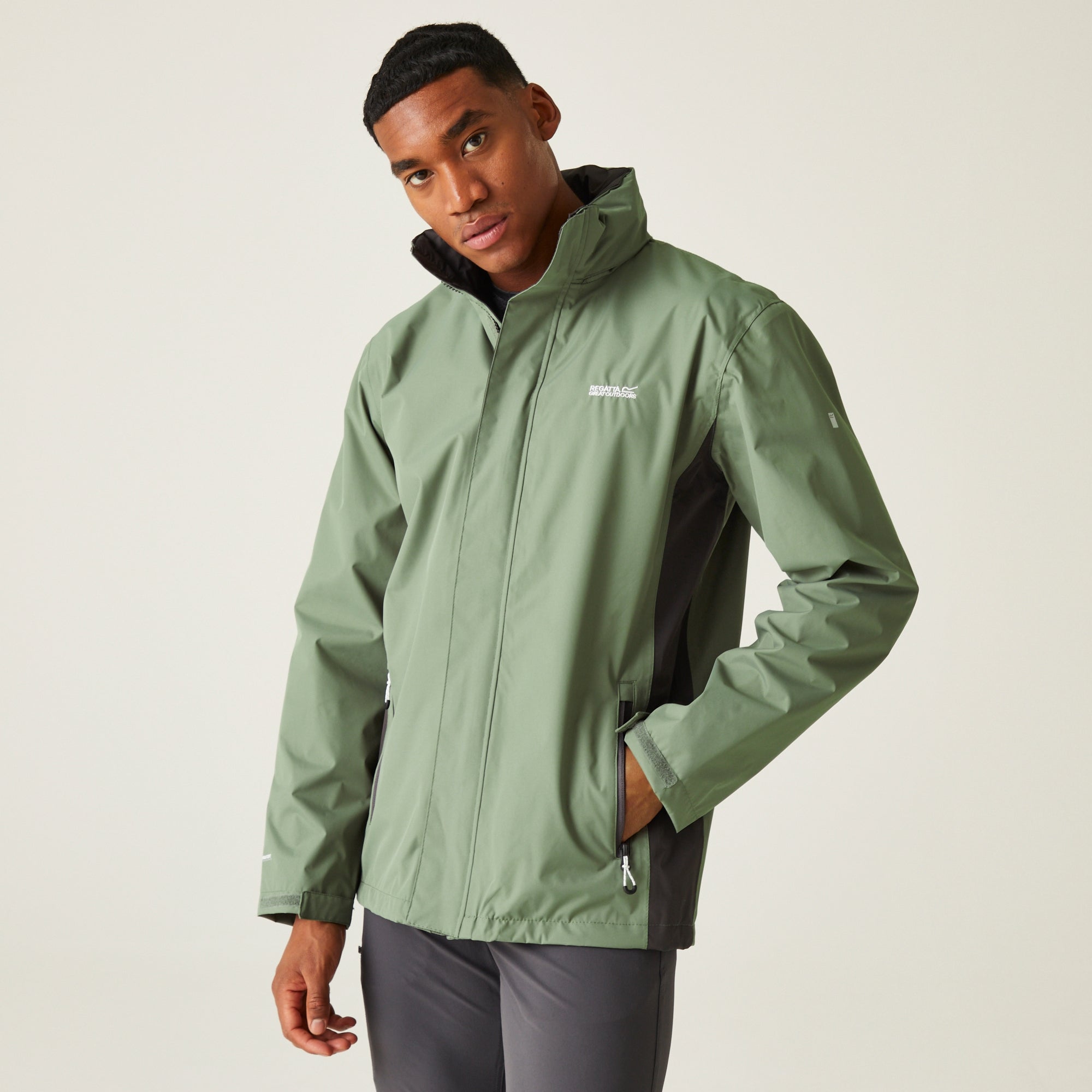 Regatta mens matt waterproof jacket online