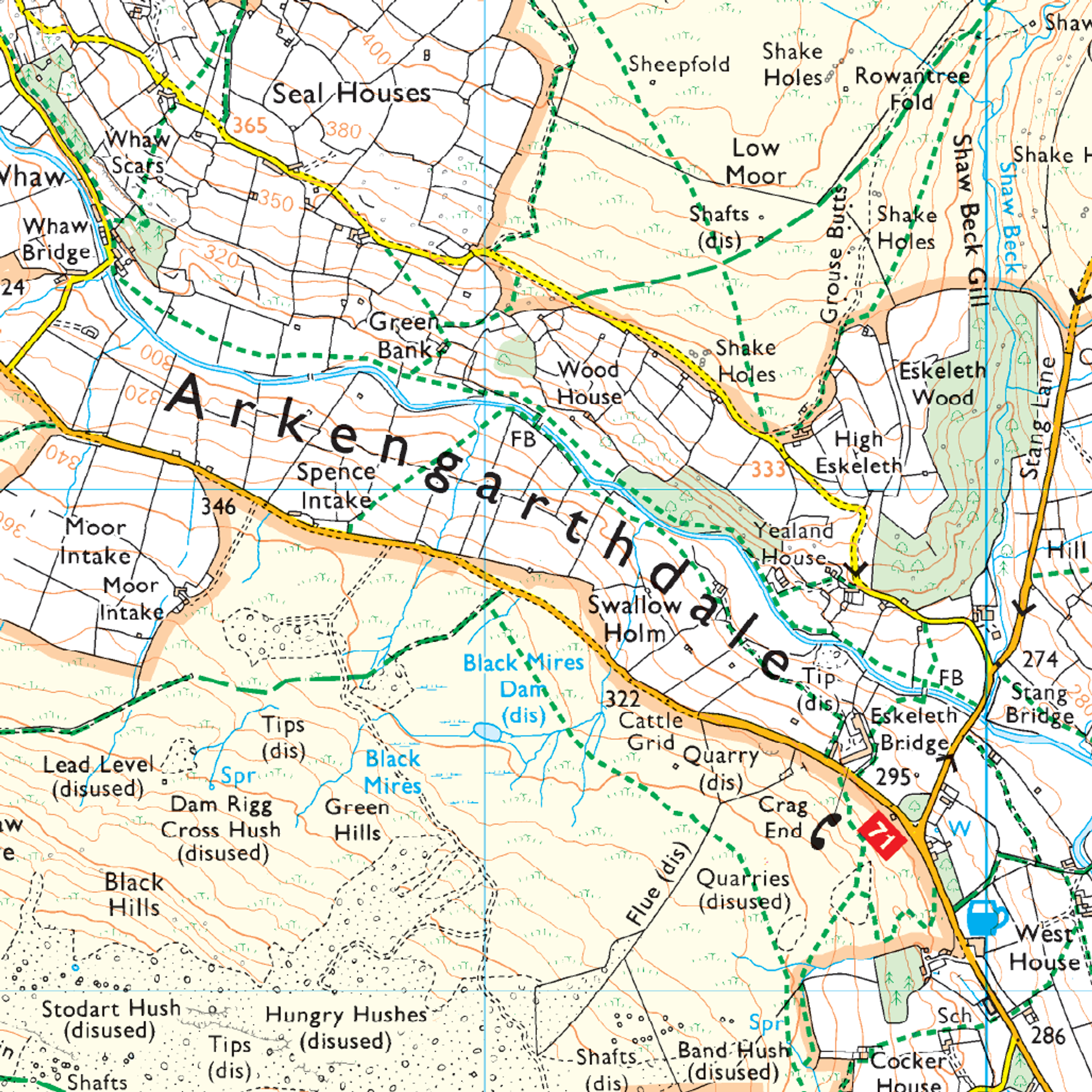 Ordnance Survey Explorer OL30 Map Yorkshire Dales Northern & Central Areas