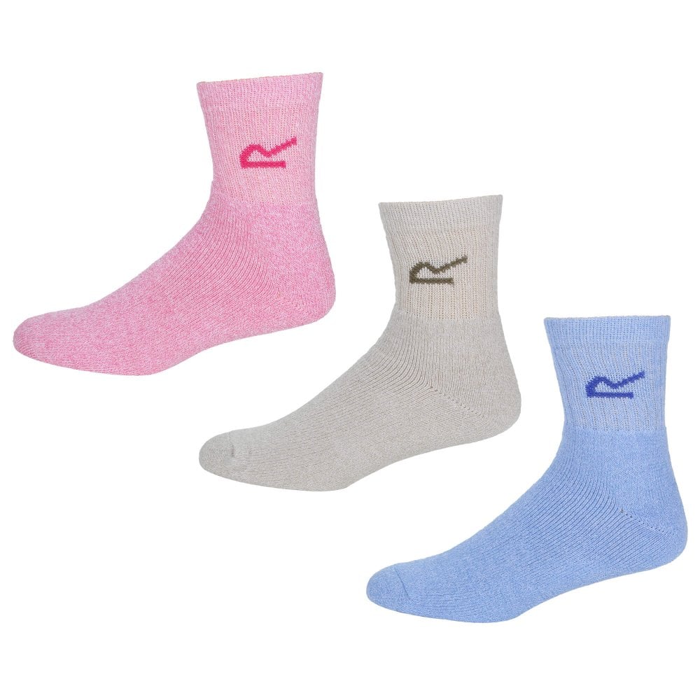 Regatta Women's 3 Pack Socks Size 3 - 8