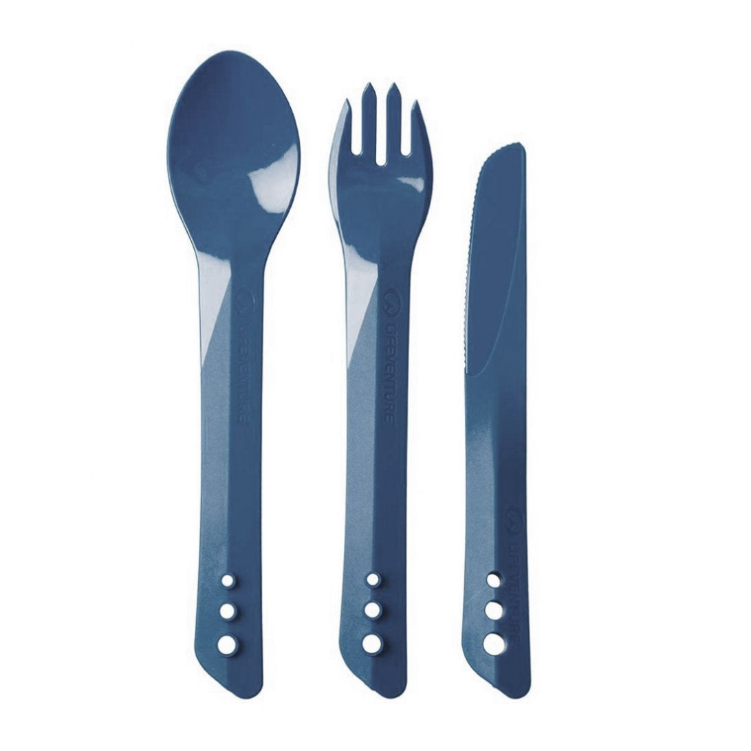 Lifeventure Ellipse Camping Tableware Set Navy