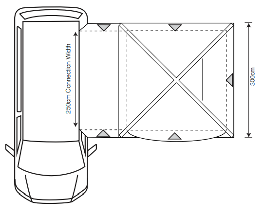 Outdoor Revolution Cayman LOW FG Campervan Awning