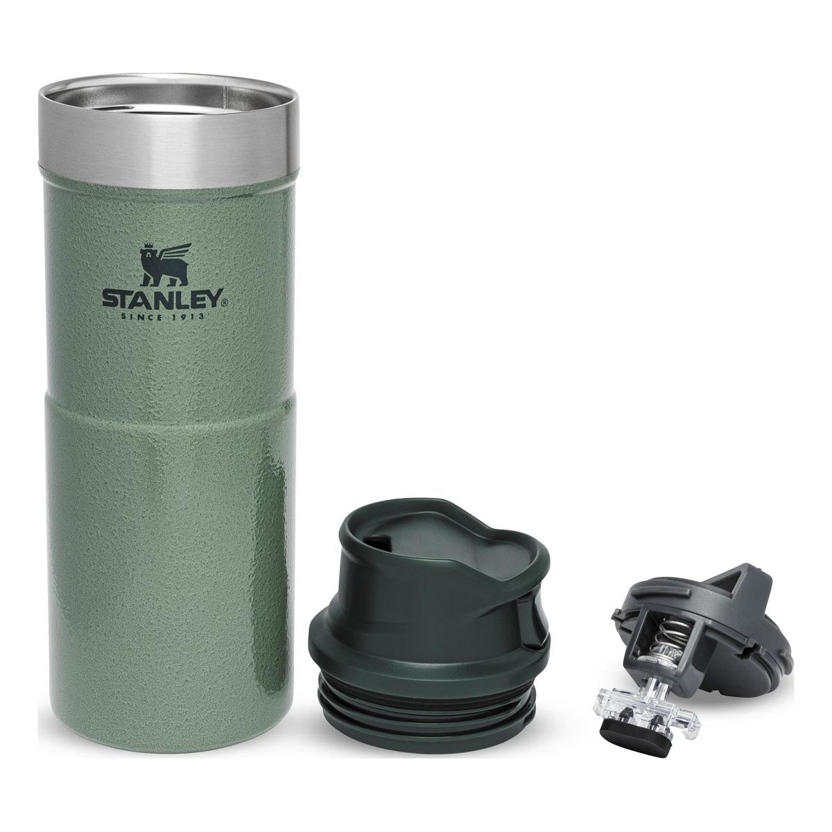 Stanley Classic Trigger Action Travel Mug 0.35L Hammertone Green