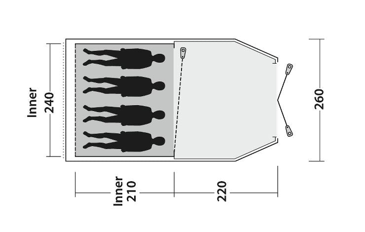 Outwell Dash 4 Tent