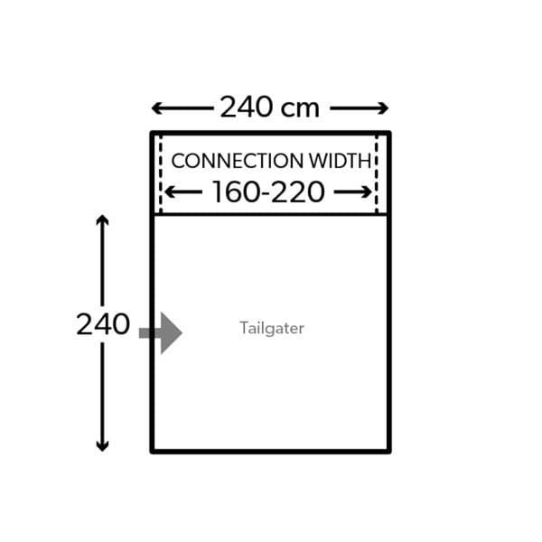 Kampa Tailgater SUV Poled Driveaway Awning