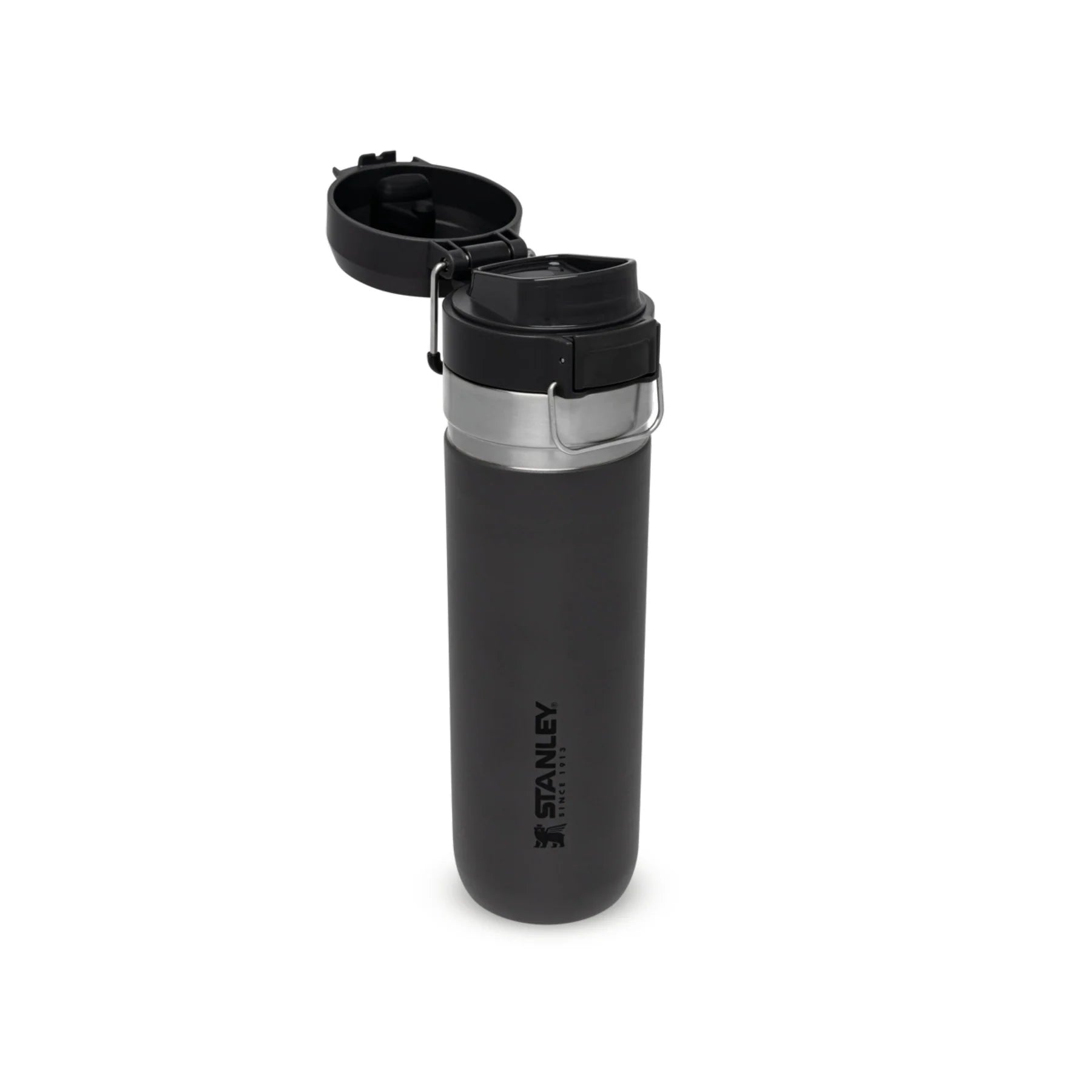 Stanley Thermal bottle, Go Quick Flip Water Bottle 16oz / 470ml Charcoal