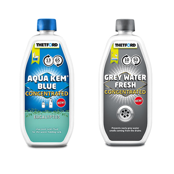 Thetford Concentrate Duo Pack Aqua Kem Blue Eucalyptus/Grey Water Fresh