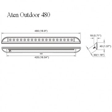 Aten Outdoor Caravan Door LED Strip Light