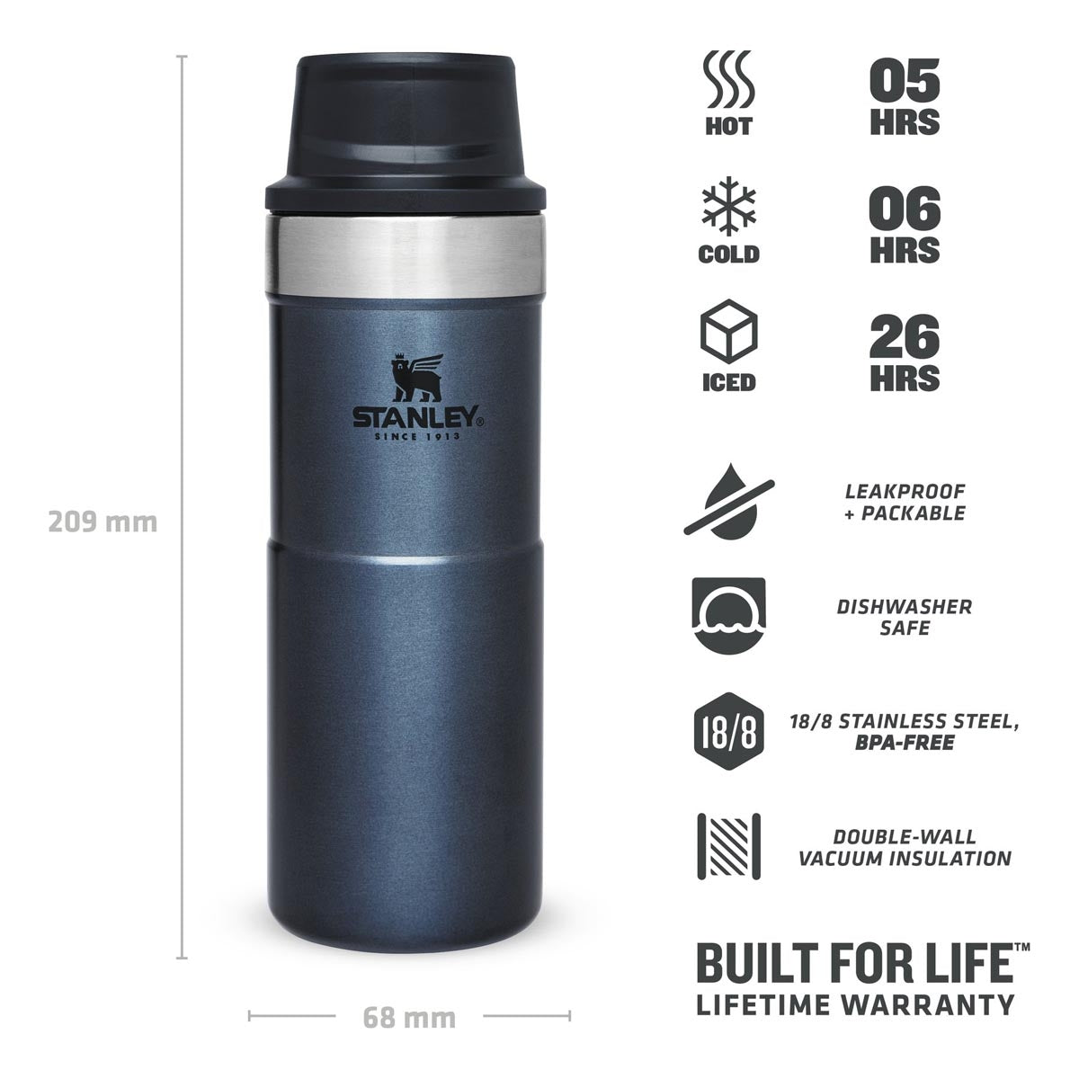 Classic Trigger Action Travel Mug, 0.35 L