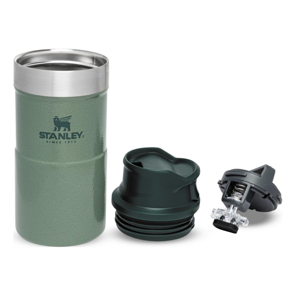 Stanley Classic Trigger Action Travel Mug 0.25L Hammertone Green