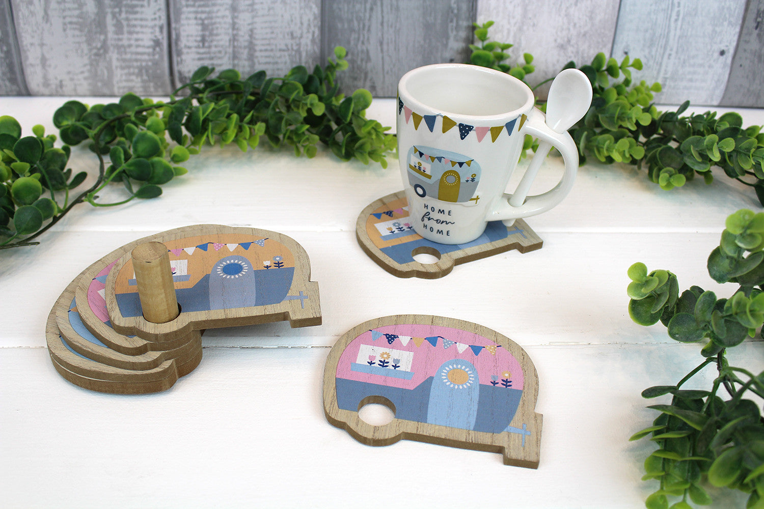 Richard Langs Caravan 4 Peice Coaster Set