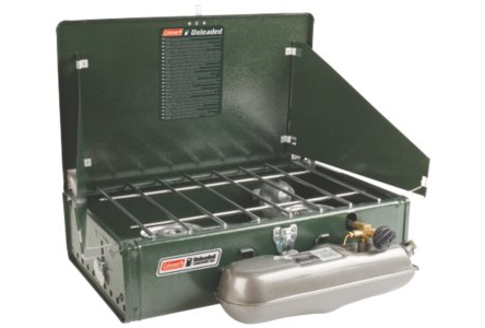 coleman unleaded 2 burner camping stove dual fuel