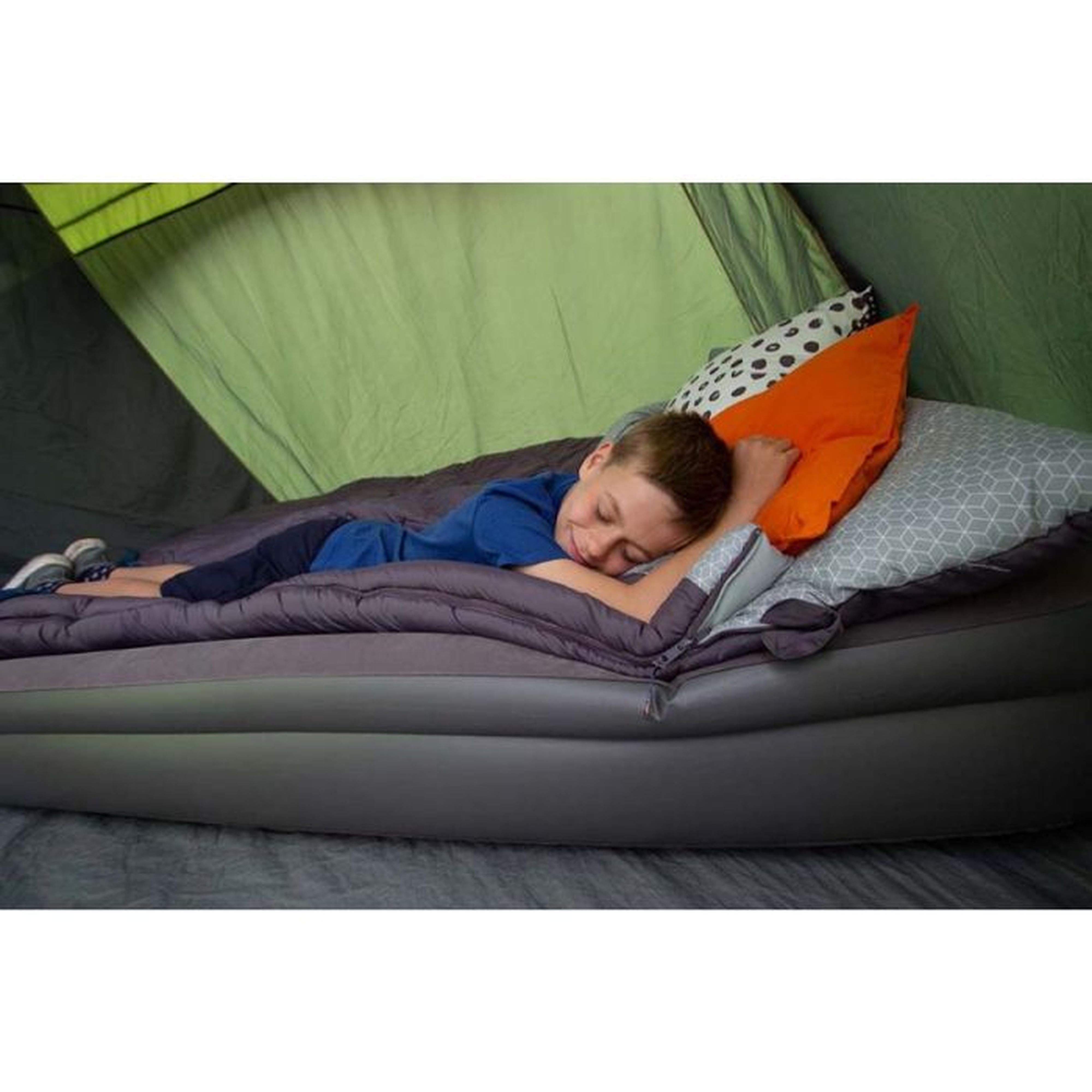 Double flocked outlet airbed