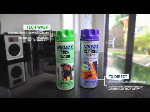 Nikwax Tech Wash and TX Direct Twin Pack