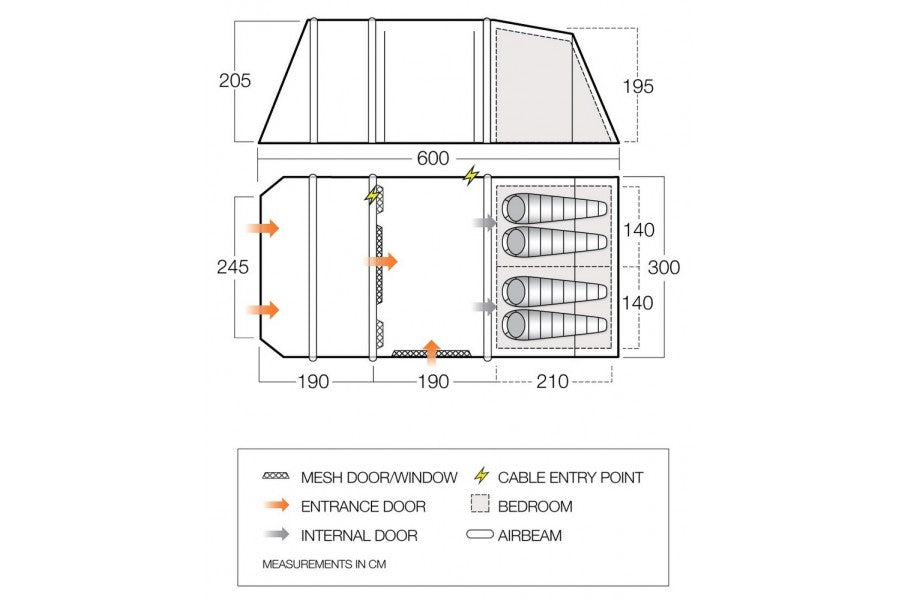 Vango woburn clearance 500 awning