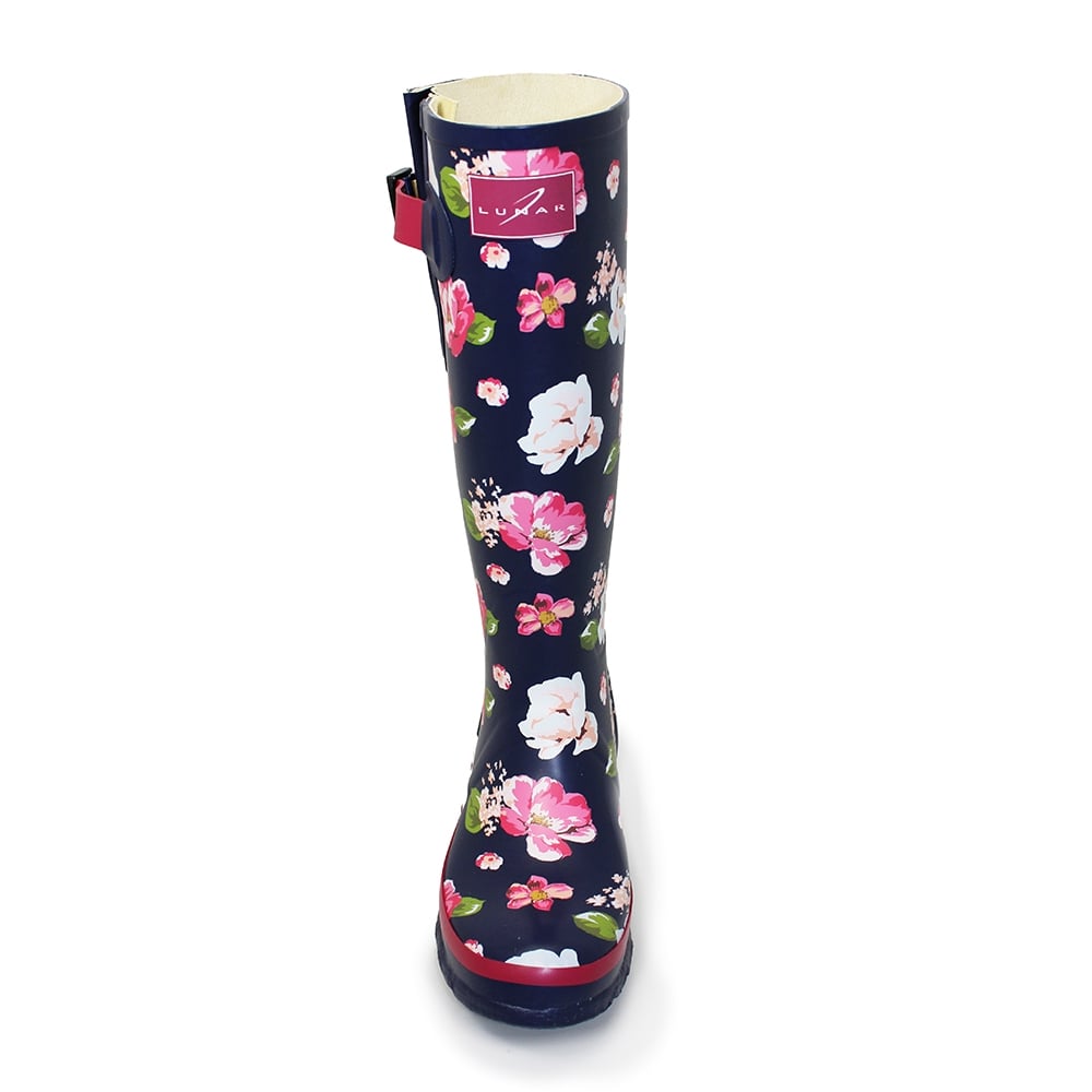 Lunar Garden Welly Navy