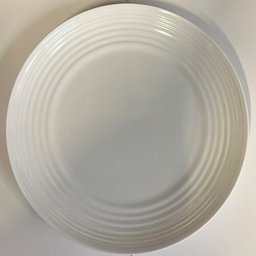 flamefield non slip melamine side plate white