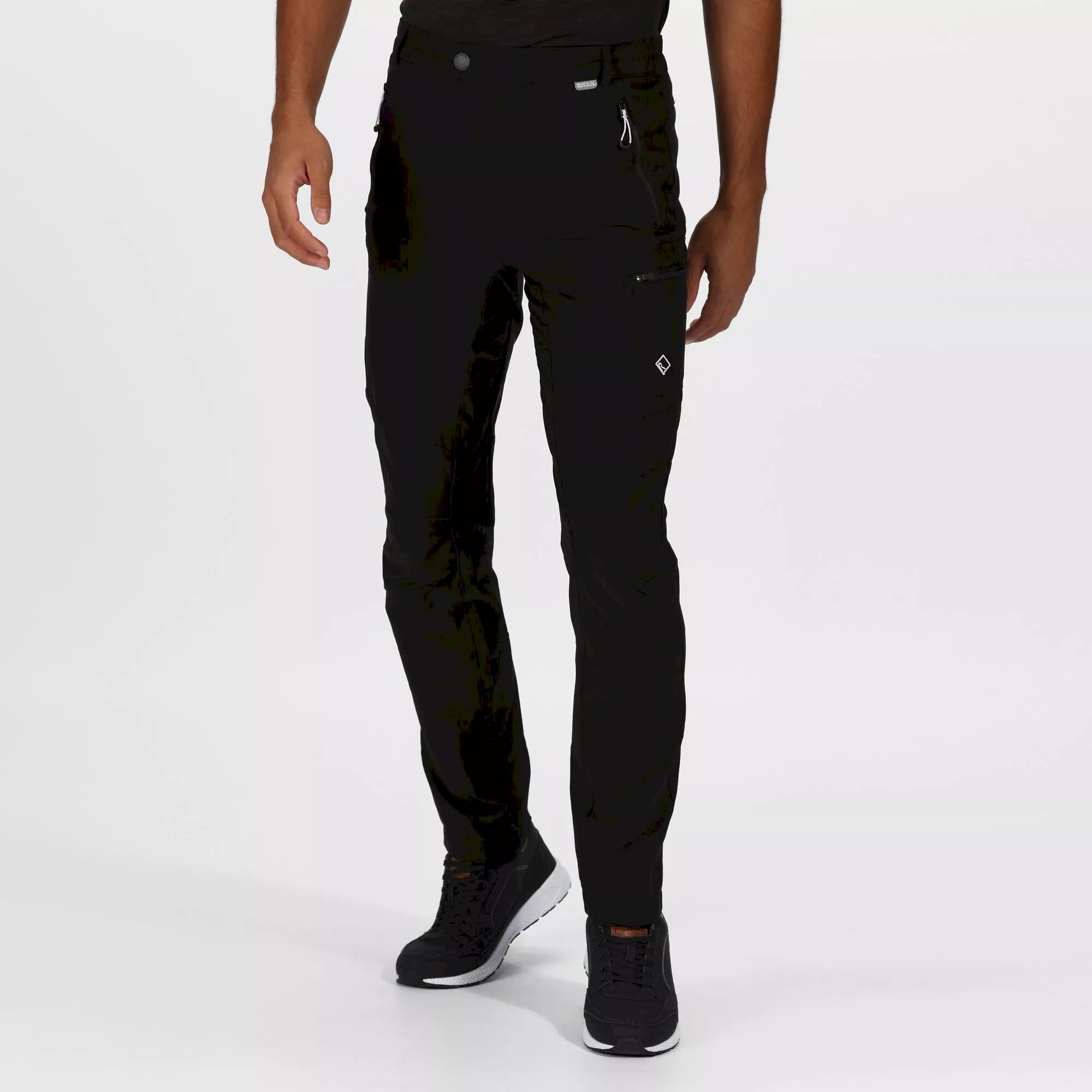 Regatta Men's Highton Stretch Walking Trousers RMJ216- Black