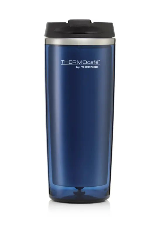 Thermos Thermocafe Flip Lid Travel Tumbler 350ML Blue